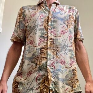 Topman short sleeve button up shirt
